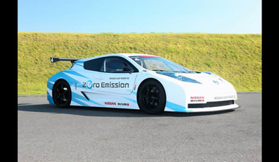 Nissan Leaf Nismo RC Racing Green Electric Car 2011 1